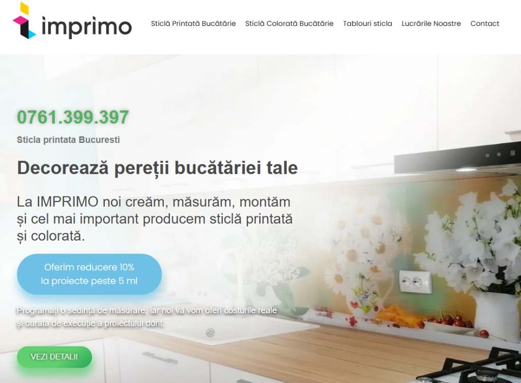 sticla printata Imprimo - imagini reprezentative